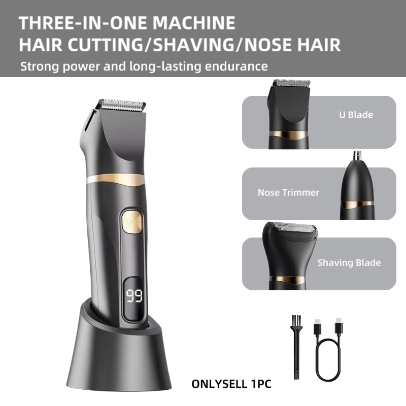 3‑Pcs Household Electric Groom - Mens Grooming Travel Kit 评论和价格