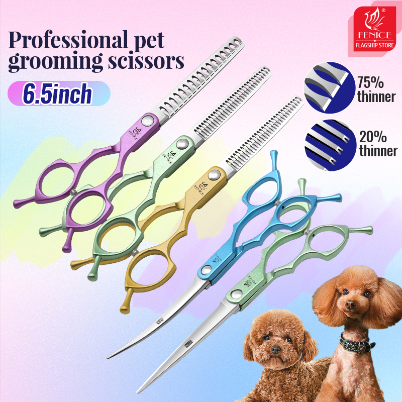 Fenice 6.5 Inch Professional D - Grooming Scissors 评论和价格