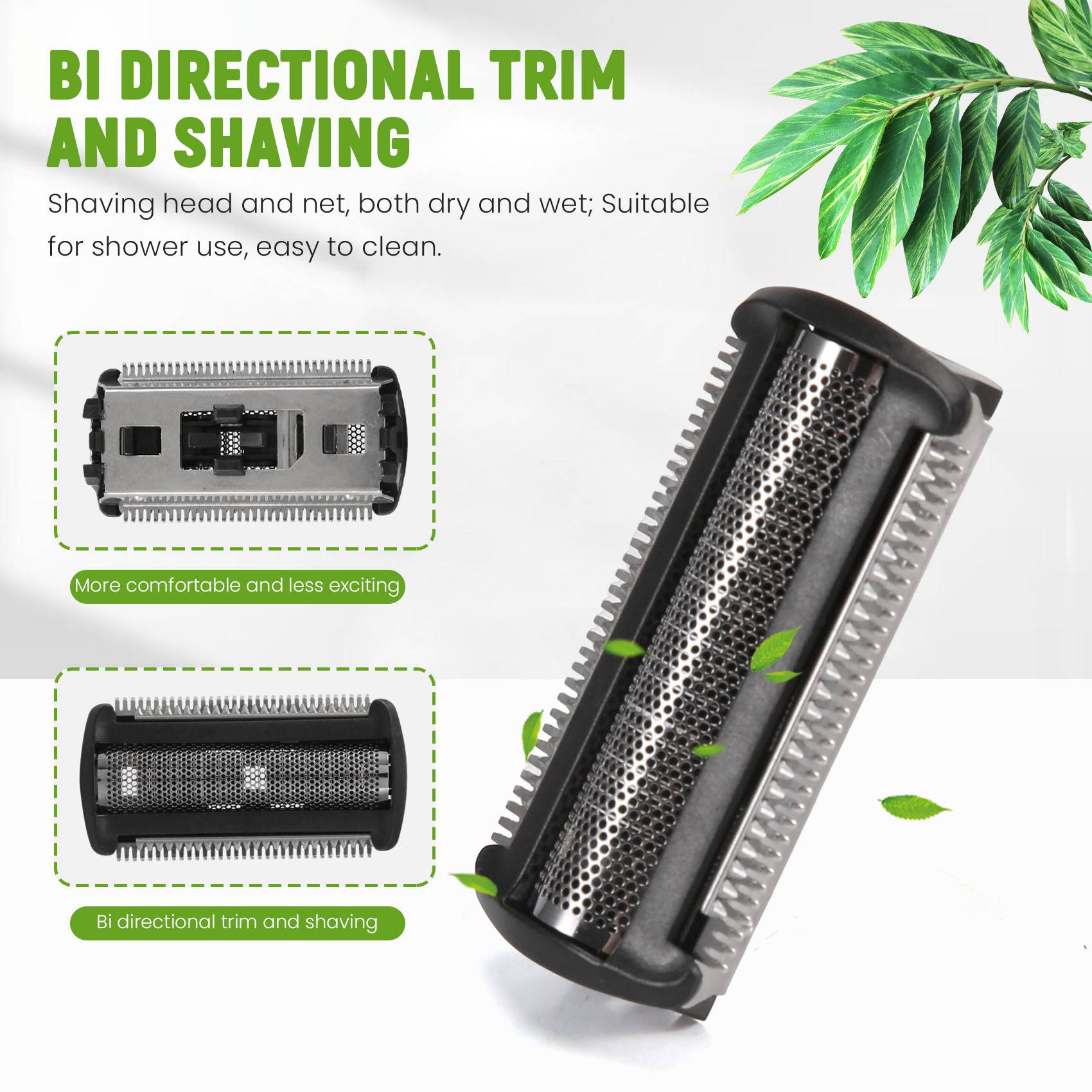5 Pack Trimmer Shaver Head Foi - Beard Oil 评论和价格